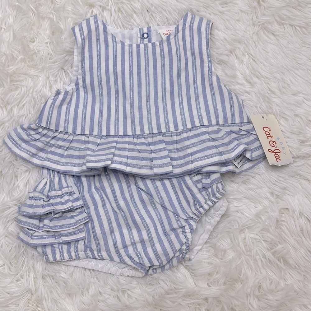 Cat & Jack Striped Baby Girls Set